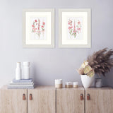 Paragon Wildflowers and Bows S/2 Pink 11 X 09 X 1 Wall Art