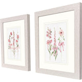 Paragon Wildflowers and Bows S/2 Pink 11 X 09 X 1 Wall Art