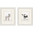 Paragon Farm Friends I S/2 Multi 11 X 09 X 1 Wall Art