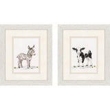 Paragon Farm Friends I S/2 Multi 11 X 09 X 1 Wall Art