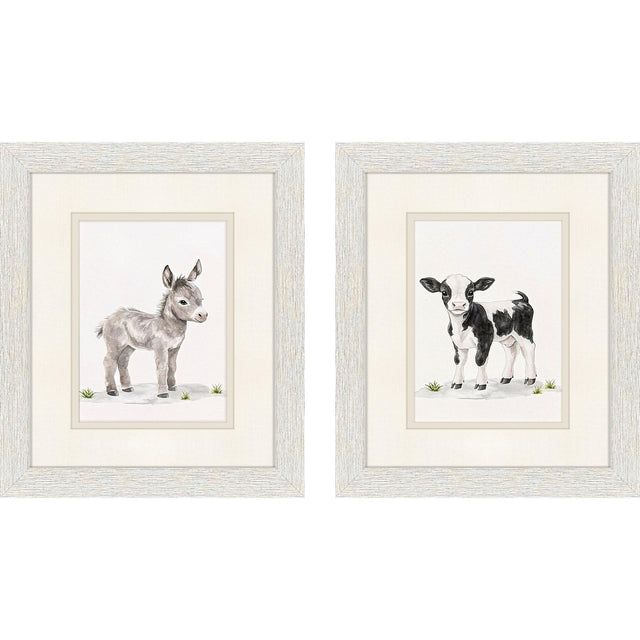 Paragon Farm Friends I S/2 Multi 11 X 09 X 1 Wall Art