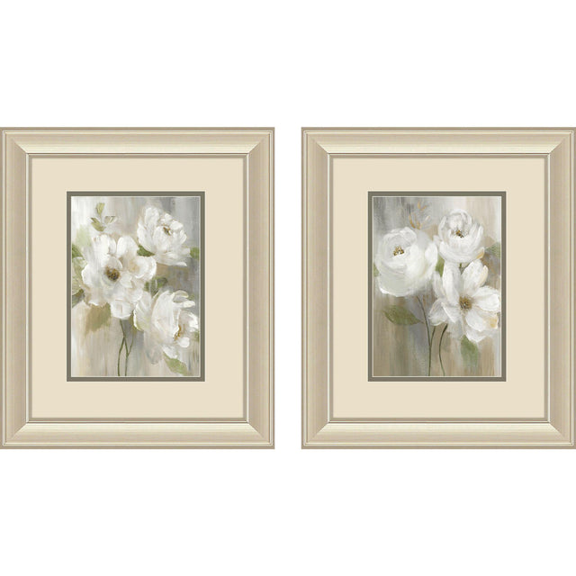 Paragon Soft Poppy Trio S/2 White 12 X 10 X 1 Wall Art