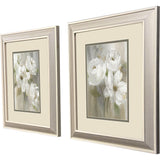 Paragon Soft Poppy Trio S/2 White 12 X 10 X 1 Wall Art