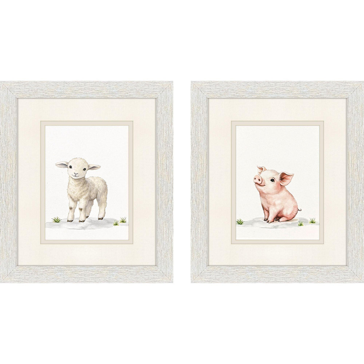 Paragon Farm Friends II S/2 Multi 11 X 09 X 1 Wall Art