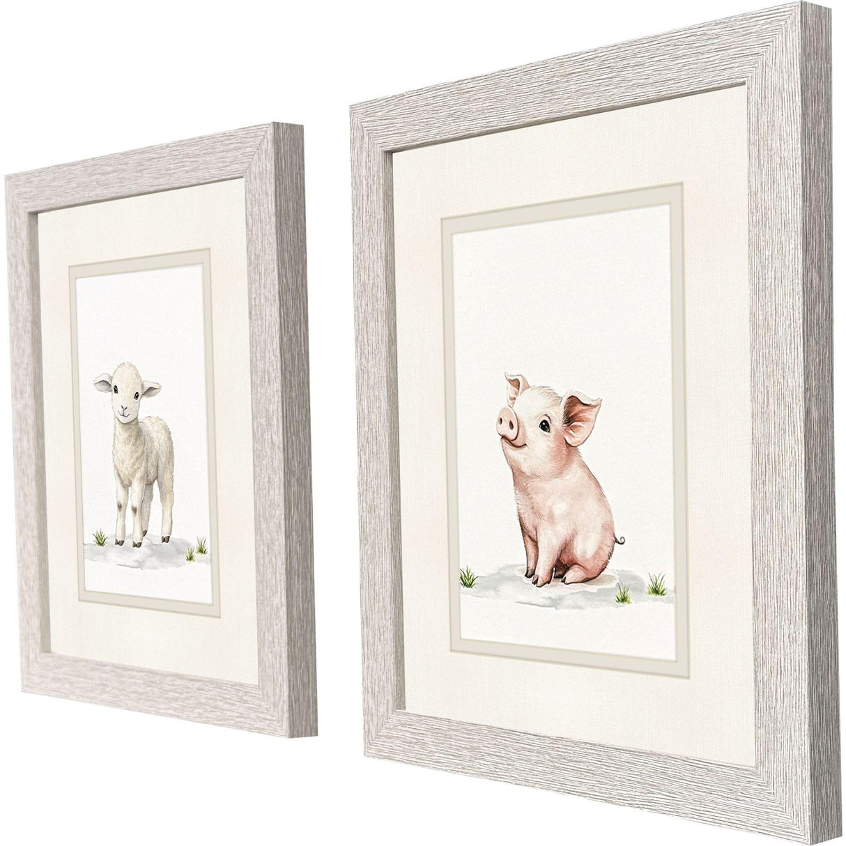 Paragon Farm Friends II S/2 Multi 11 X 09 X 1 Wall Art