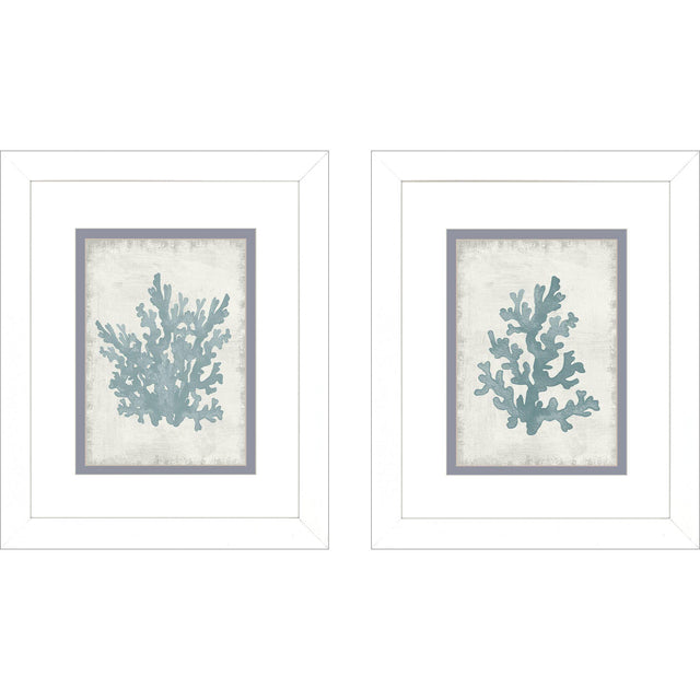 Paragon Coral Oasis S/2 Blue 11 X 09 X 2 Wall Art