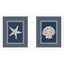 Paragon Starfish Scallop S/2 Blue 11 X 09 X 2 Wall Art