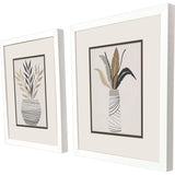 Paragon Palm Arrangement S/2 Brown 16 X 14 X 2 Wall Art