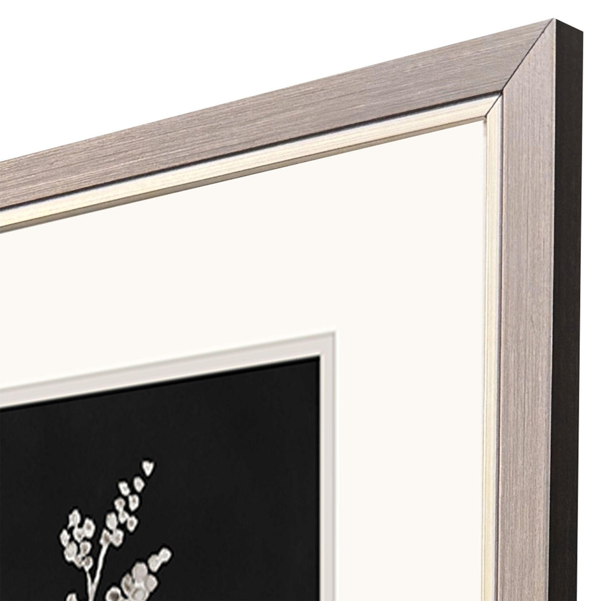 Paragon Dark Botanical S/2 Black 16 X 14 X 1 Wall Art