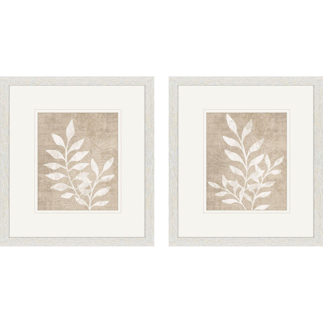 Paragon Foliage Retreat S/2 Beige 16 X 14 X 1 Wall Art