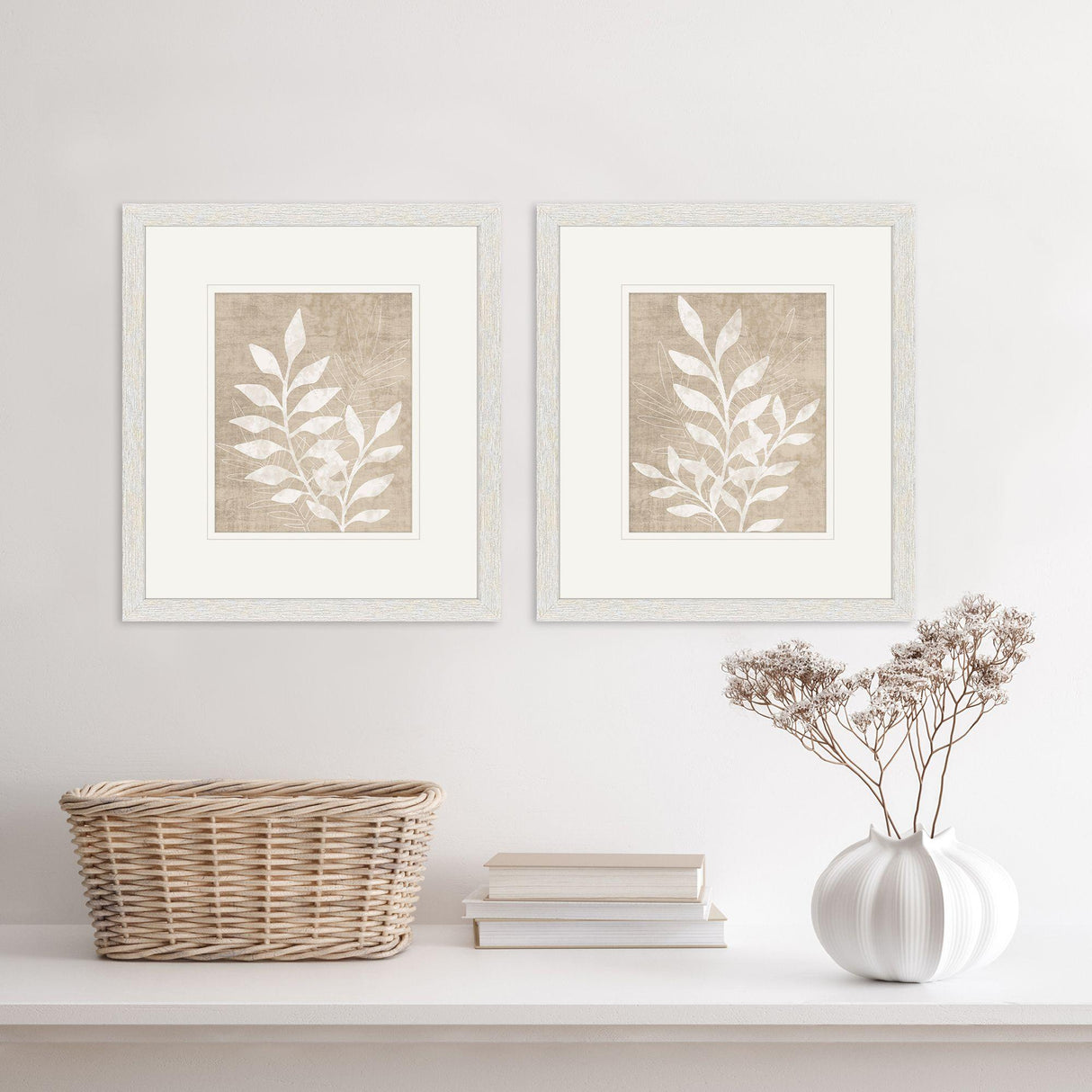 Paragon Foliage Retreat S/2 Beige 16 X 14 X 1 Wall Art
