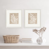 Paragon Foliage Retreat S/2 Beige 16 X 14 X 1 Wall Art