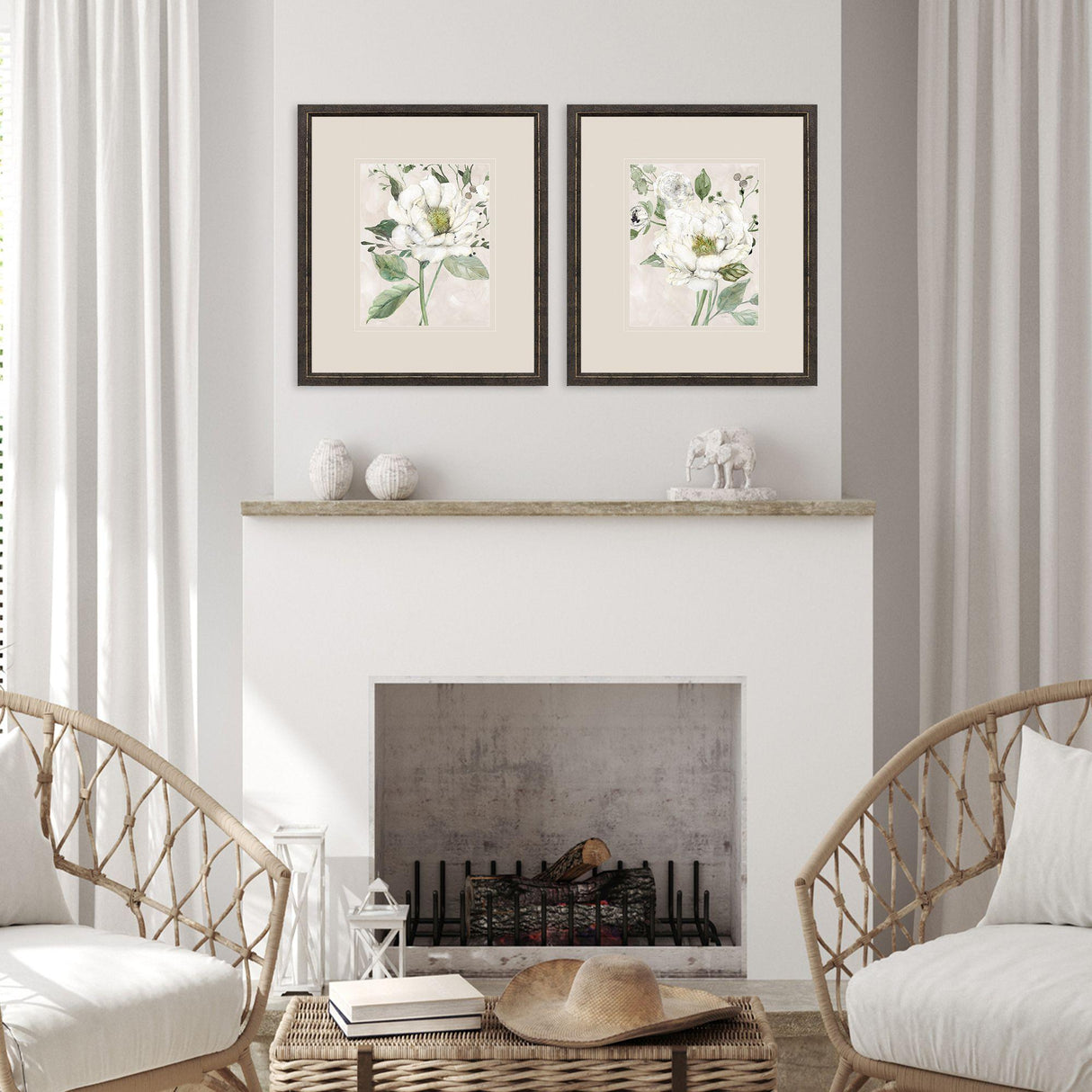 Paragon Garden Elegance S/2 Green 16 X 14 X 1 Wall Art
