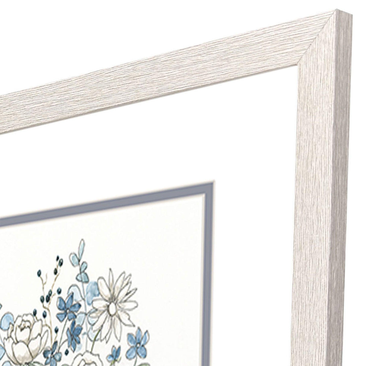 Paragon Bouquet Whisper S/2 Blue 16 X 14 X 1 Wall Art