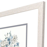 Paragon Bouquet Whisper S/2 Blue 16 X 14 X 1 Wall Art