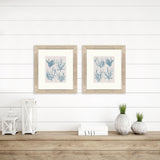 Paragon Sea Coral Collection S/2 Blue 18 X 16 X 1 Wall Art