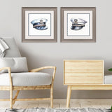 Paragon Nautica S/2 Blue 19 X 19 X 1 Wall Art