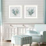 Paragon Coral Splash S/2 Blue 17 X 17 X 1 Wall Art