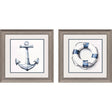 Paragon Blue Waterways S/2 Blue 19 X 19 X 1 Wall Art