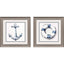 Paragon Blue Waterways S/2 Blue 19 X 19 X 1 Wall Art