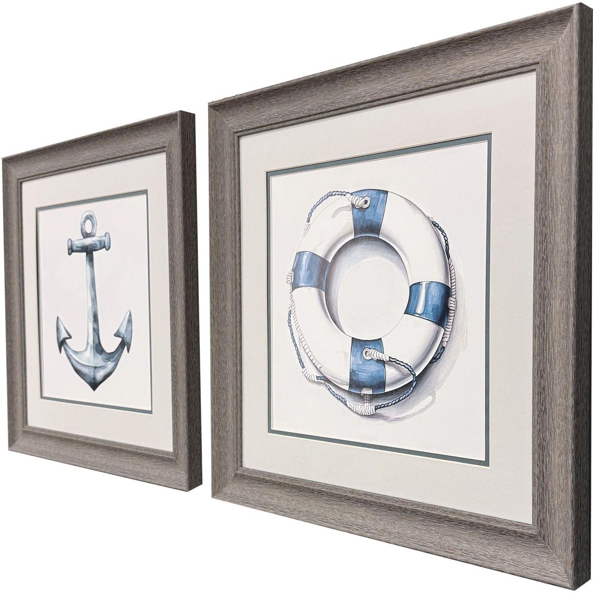 Paragon Blue Waterways S/2 Blue 19 X 19 X 1 Wall Art