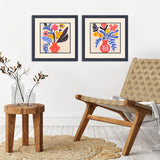 Paragon Matisse Bouquet I S/2 Blue 18 X 18 X 1 Wall Art
