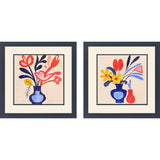 Paragon Matisse Bouquet II S/2 Blue 18 X 18 X 1 Wall Art
