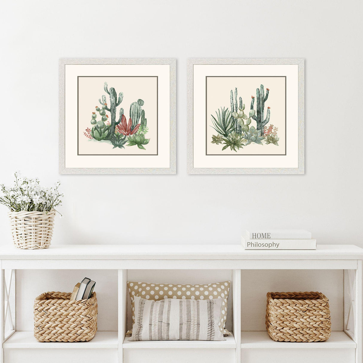 Paragon Mojave S/2 Green 17 X 17 X 1 Wall Art