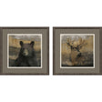 Paragon In the Forest S/2 Black 17 X 17 X 1 Wall Art