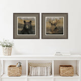 Paragon In the Forest S/2 Black 17 X 17 X 1 Wall Art