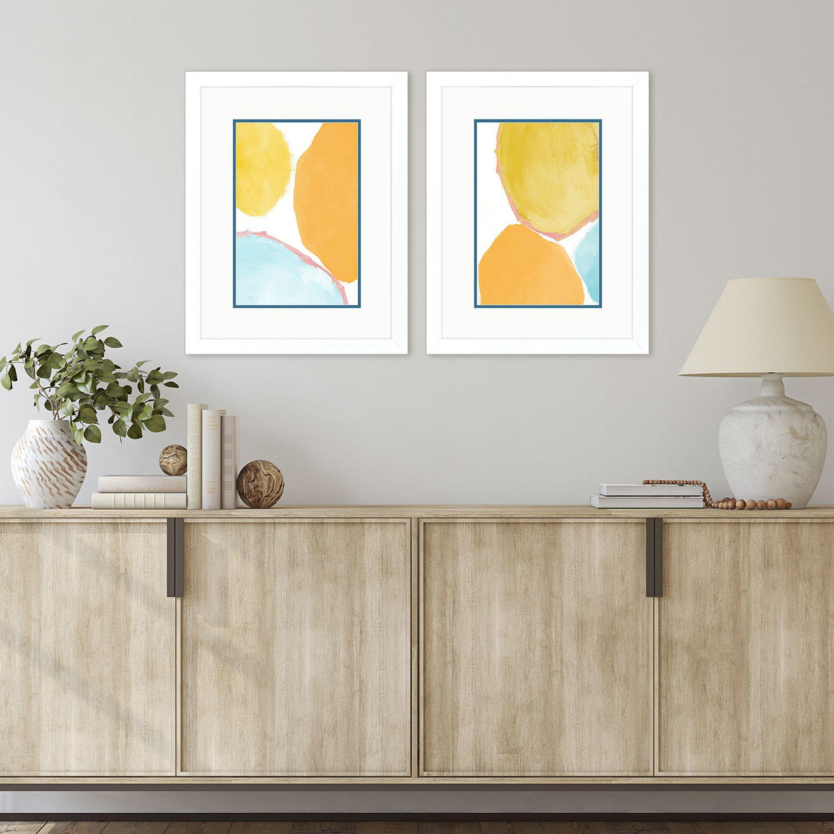 Paragon Bright Year Round S/2 Yellow 27 X 21 X 2 Wall Art
