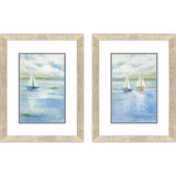 Paragon Peaceful Sailing S/2 Blue 27 X 21 X 1 Wall Art