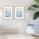 Paragon Peaceful Sailing S/2 Blue 27 X 21 X 1 Wall Art