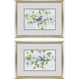Paragon Blue Bird Morning S/2 Blue 21 X 27 X 1 Wall Art