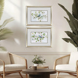 Paragon Blue Bird Morning S/2 Blue 21 X 27 X 1 Wall Art