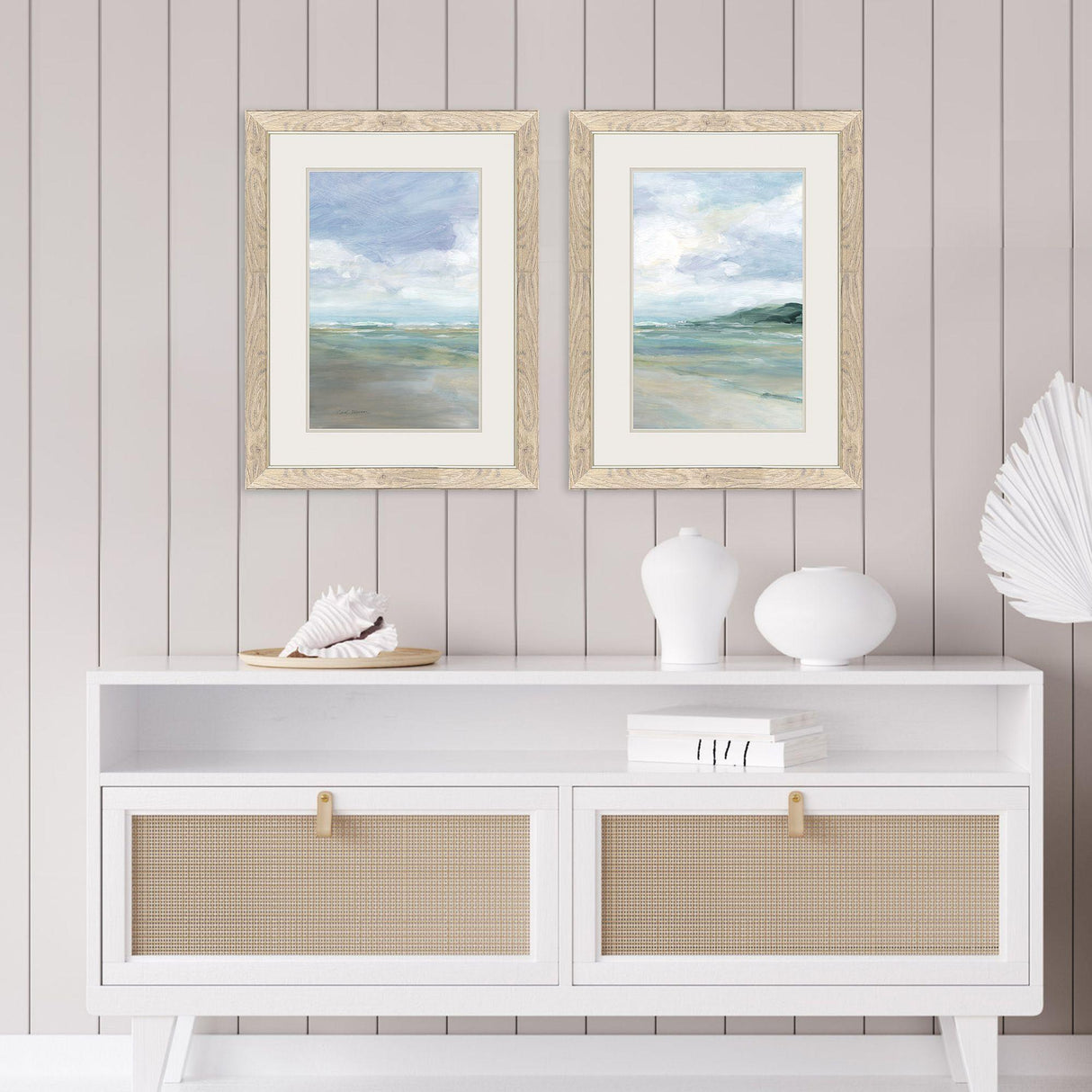 Paragon Sandy Beaches S/2 Blue 27 X 21 X 1 Wall Art