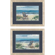 Paragon Beach Chair S/2 Blue 21 X 27 X 1 Wall Art