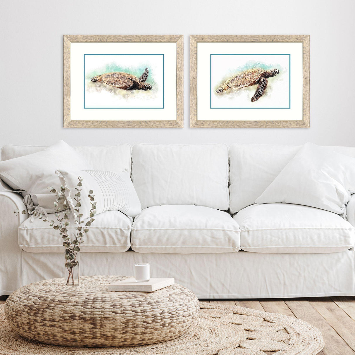 Paragon Hawaiian Turtle S/2 Brown 21 X 27 X 1 Wall Art