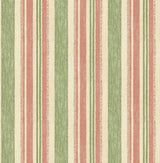 G P & J Baker CLOUDLINE SOFT RED/GREEN Wallpaper
