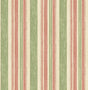 G P & J Baker CLOUDLINE SOFT RED/GREEN Wallpaper