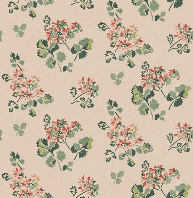 G P & J Baker FOREST FLOWER PLASTER Wallpaper