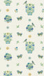 G P & J Baker ROAR STITCH BLUE/GREEN Wallpaper
