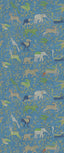 G P & J Baker NOAH'S ARK BLUE Wallpaper