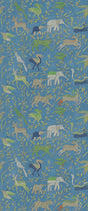 G P & J Baker NOAH'S ARK BLUE Wallpaper