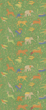 G P & J Baker NOAH'S ARK GREEN Wallpaper