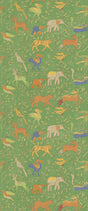 G P & J Baker NOAH'S ARK GREEN Wallpaper
