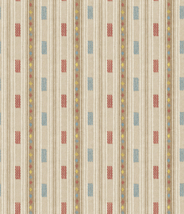G P & J Baker TRADEWIND RED/BLUE Wallpaper