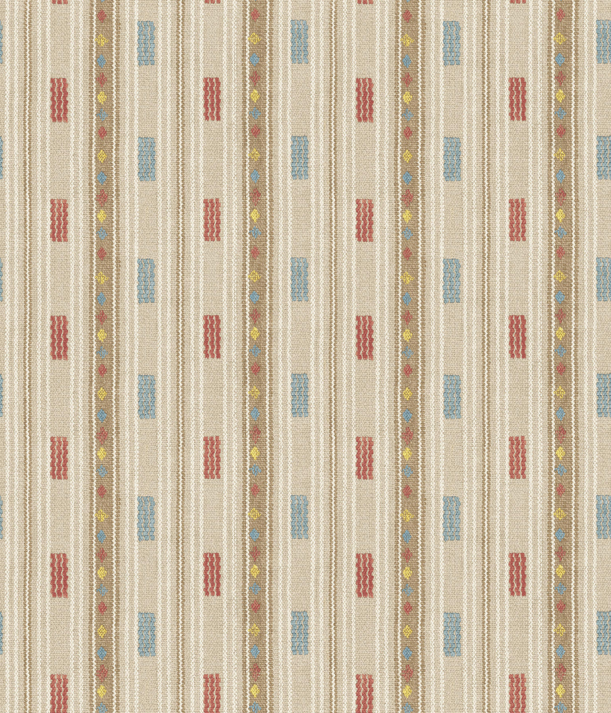 G P & J Baker TRADEWIND RED/BLUE Wallpaper