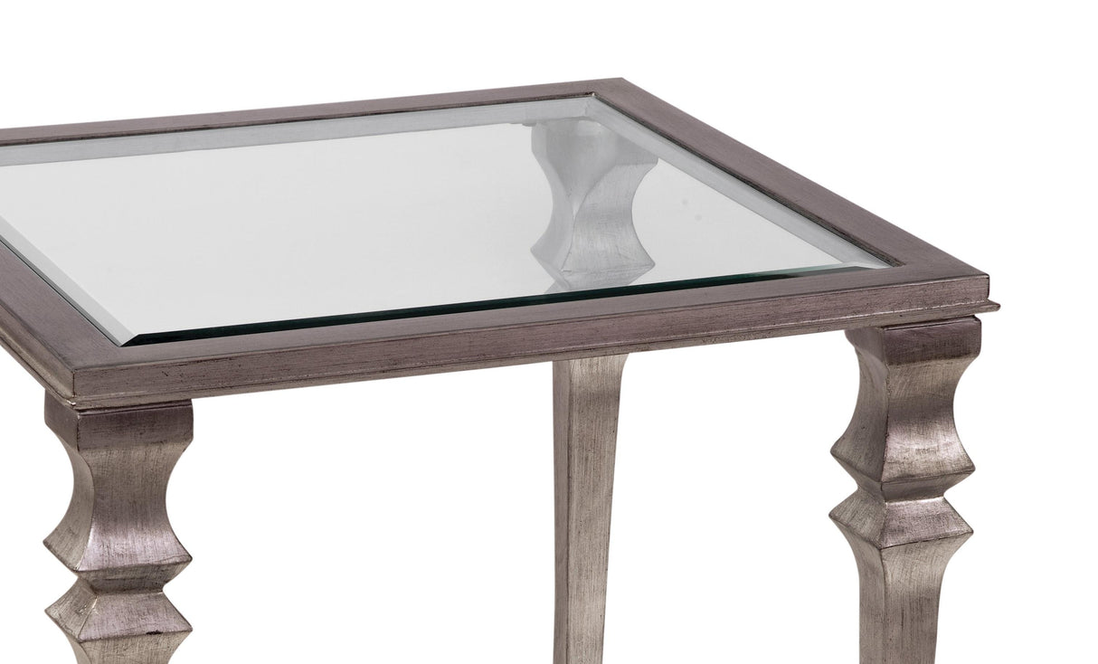 Bassett Silver Sylvia Square End Table