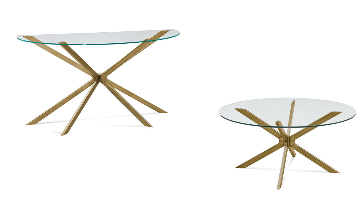Bassett Gold Tess Console Table